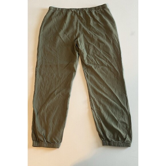 CLOTH & STONE Women’s Medium Olive Green Drawstring Joggers With Front Pockets - Picture 11 of 12